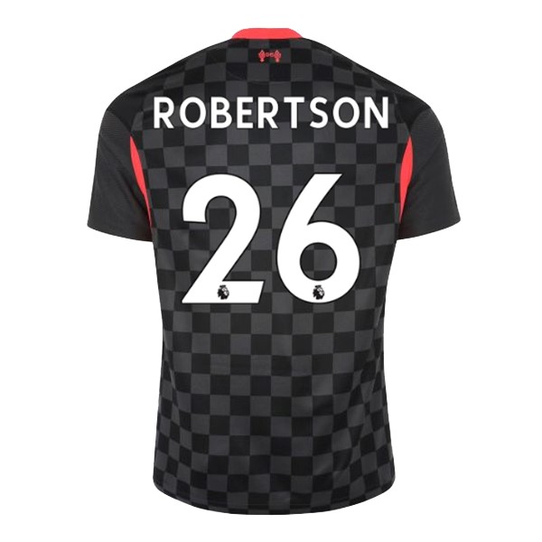 Camiseta Liverpool NO.26 Robertson Tercera Equipación 2020-2021 Negro